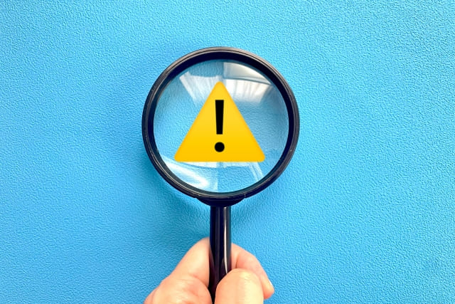 注意を促す画像